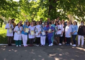 Нагородження грамотами працівників лікарні з нагоди Міжнародного дня медичної сестри
