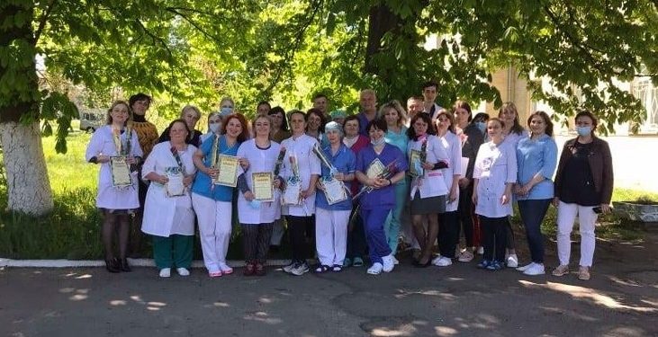 Нагородження грамотами працівників лікарні з нагоди Міжнародного дня медичної сестри