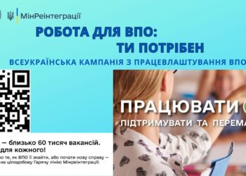 Стартувала Всеукраїнська інформаційна кампанія «Робота для ВПО: ти потрібен!»