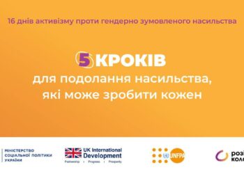 П’ять кроків для подолання насильства, які може зробити кожен