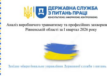 Виробничий травматизм та професійні захворювання: інформація від Держслужби з питань праці