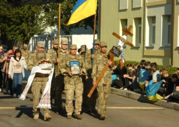 Громада попрощалася з воїном Михайлом Грабським