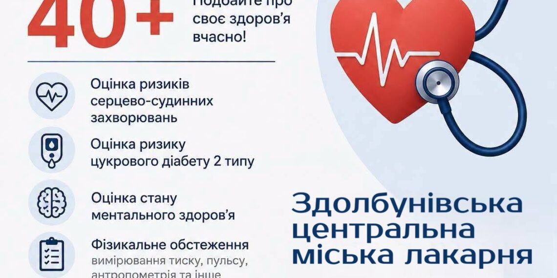 Скринінг здоров’я 40+ у Здолбунівській ЦМЛ